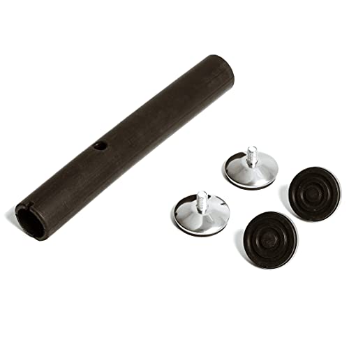 Business & Pleasure Co. Classic White Umbrella Base - Perfect for The Patio Table or Pool - Heavy Outdoor Square Metal Stand - Fits Beach, Market, & Patio Umbrellas - 55 lbs