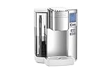 Cuisinart Single Serve 1 Cup Coffee Tea Maker Machine w/ 5 Serving Sizes and Adjustable Temperature for Individual Coffee Pods, 72 Ounce, White