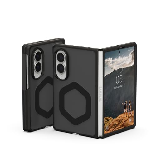 Image of Urban Armor Gear UAG Compatible with Galaxy Z Fold 8 Case, Mouve - Magnetic Charging Two-Piece Open-Hinge Design, Air-Soft Corners, Military-Grade Drop Tested - Ash