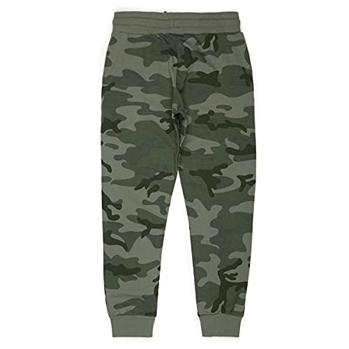 Alan Jones Clothing Boys Mid Rise Camouflage Joggers Trackpant | Ribbed Waist & Bottom Hem | Drawstring Closure | Regular Fit