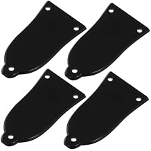 SUPVOX Electric Guitar Truss Rod Cover Set Bell-Shaped Plastic Replacement Plates for Guitar Repair Easy Install Rod Covers Protecting Truss Rods for Bass and Electric Guitars 4 Pack
