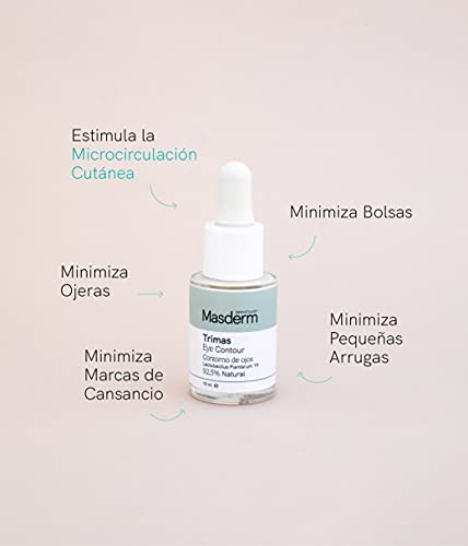 MASDERM - Crema Descongestionante Contorno de Ojos para Bolsas y Ojeras 50ML - Antiarrugas - Microesferas de Efecto… - Imagen 3
