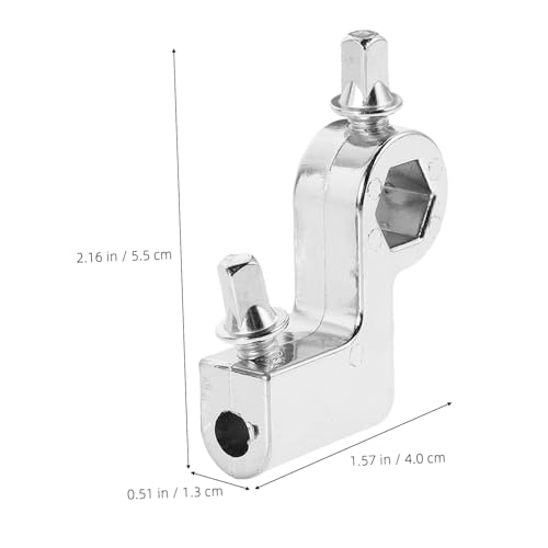 Soporte para mazo pedal de batería BESPORTBLE funda metálica miniatura 2