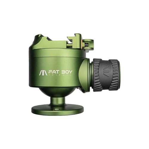 FatBoy Tripods Invert50 Inverted Aluminum Ball Head for Shooting Tripod Quick Release Lightweight & Heavy Duty Precision Tension Control Photography Hunting & Outdoor Activities