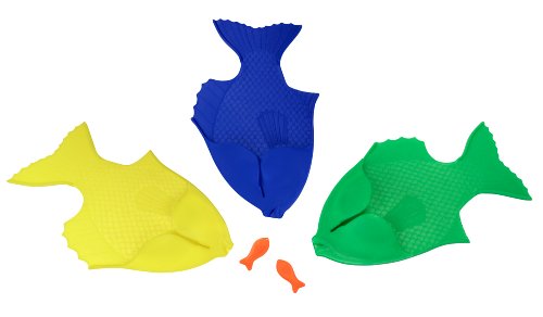 Ironwood Pacific Backyard Bass Casting Game for Teaching Kids to cast | Starter Set Includes 3 Fish and 2 Casting Plugs