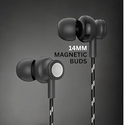 Image of BLAST'C TypeC Wired Earphone with Powerful HD Mic for Clear Sound, Deep Bass Sound, HD Calling, in-Line Volume Control & Noise Cancellation Compatible with only TypeC Jacks in Mobiles-BLACK