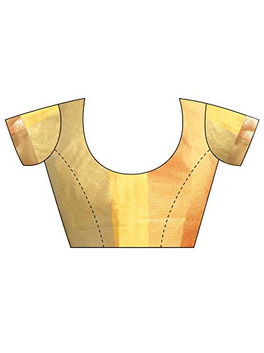 Image of AKHILAM Women's Banarasi Silk Saree with Unstitched Blouse Piece (KSRK1001 Parent)