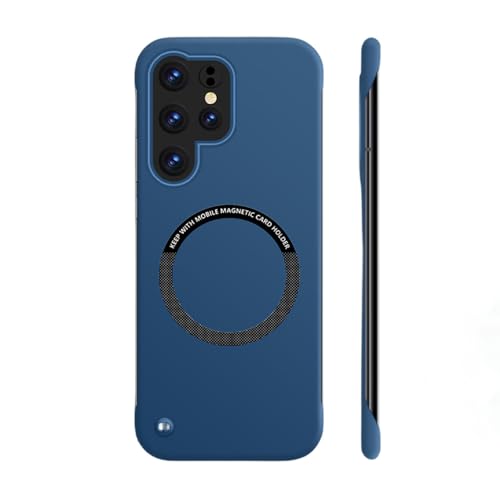 Étui de chargement sans fil magnétique pour Samsung S10 coque rigide marine