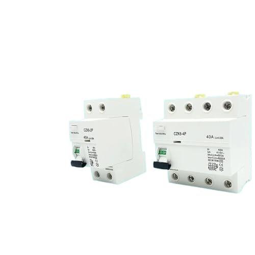 Disjoncteur différentiel 2P 25A 300mA protection surcharge tension 110V 220V