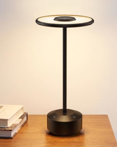 Image of Honeywell Rechargeable Table Lamp, 5000mAh Cordless Dimmable Accent Light