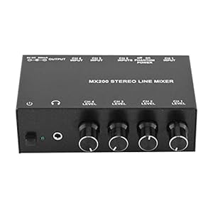 Karaoke-mixer, meerkanaals muziek duidelijker en luider hoog signaal Mini karaoke-mixer voor familie Zingen voor zanger…