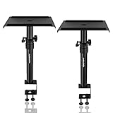 Vondynote Desktop Studio Monitor and Speaker Stand Pair with Desk Clamp