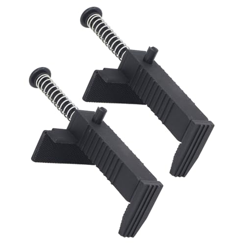 Fafeicy 2 Pcs Brick Line Runner Bricklaying Tool Brick Line con rango de abrazadera de 9 a 12 cm, almohadilla antideslizante para proyectos de albañilería miniatura 3