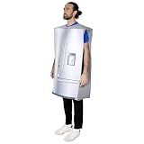 Caratteristiche estetiche autentiche: i dettagli del cibo stampati del costume e il petto a doppia porta apribile creano una presentazione accattivante per tutti gli eventi cosplay.
