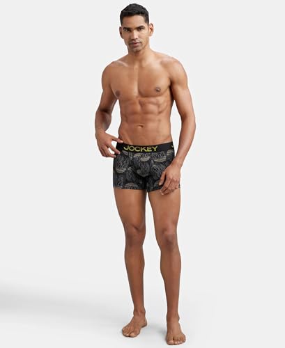Jockey FP23 Men's Super Combed Cotton Elastane Stretch Printed Trunk with Ultrasoft Waistband (Prints May Vary) - Image 6