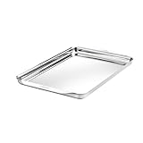 All-Clad Stainless Steel Baking Half Sheet Pan 11.5' x 17' - Tri-ply Bonded for Consistent Baking- (Roast, Bake Cookies, Brownies and More) Professional Stainless Steel Bakeware