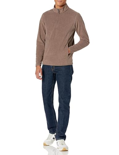 Image of Amazon Essentials Men's Quarter-Zip Fleece Pullover Jacket, Insulated for Cold Weather