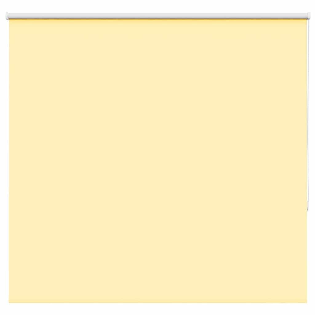 vidaXL Roller Blind Blackout Yellow 155x150 cm Fabric Width 151.6 cm Polyester, day and night blind, kitchen blind, blackout roller shade