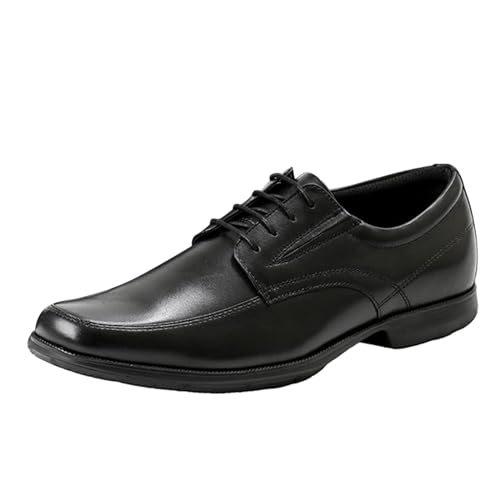 Mens Dress Shoes Fashion Lace-up Square Toe Oxfords Shoes Classic Formal Business Wedding Faux Leather Shoes for Men