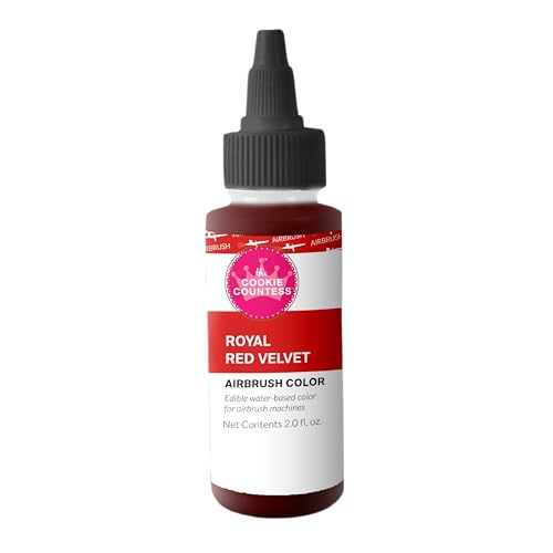 Cookie Countess - Royal Red Velvet edible airbrush color 2oz