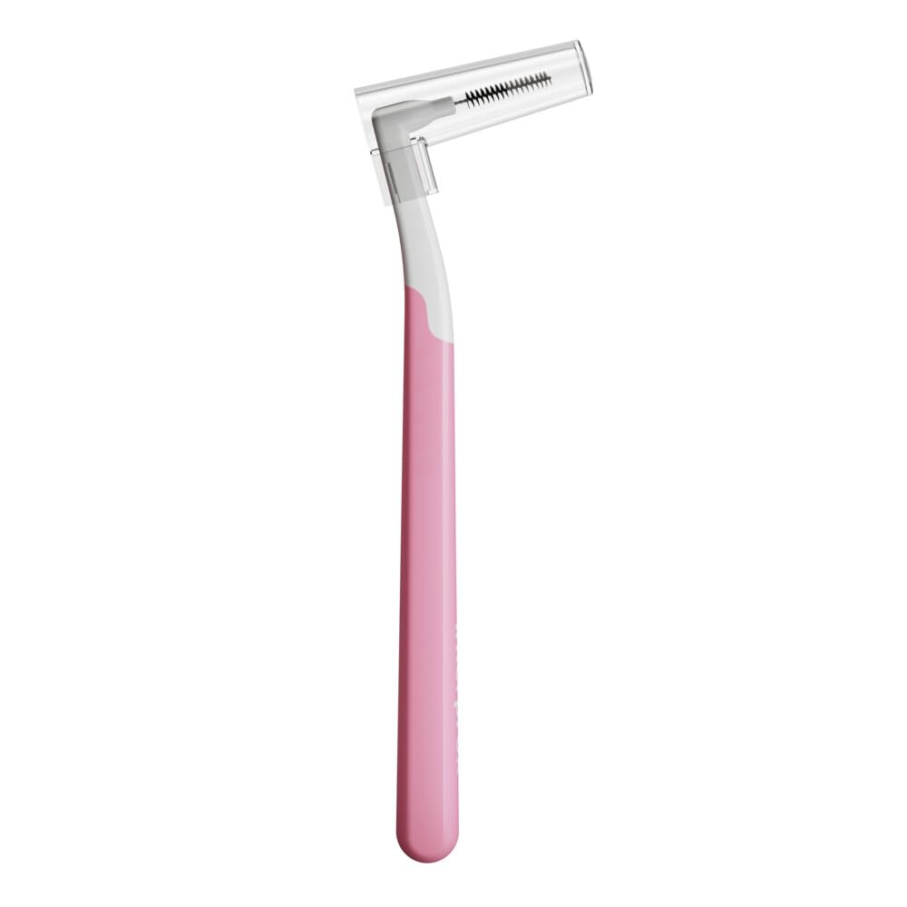Interprox plus 6 cepillos interdentales rosas nano paquete de 6 unidades (6 paquetes de 6 unidades)