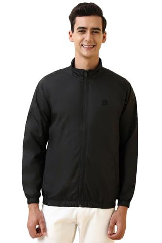 Image of Allen Solly Mens Cotton blend Standard Length Jacket