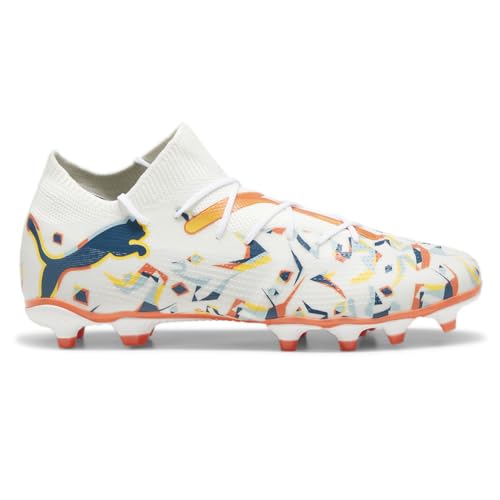 PUMA Mens Future 7 Match Creativity Firm GroundArtifical Ground Soccer Cleats - White - Size 13 M