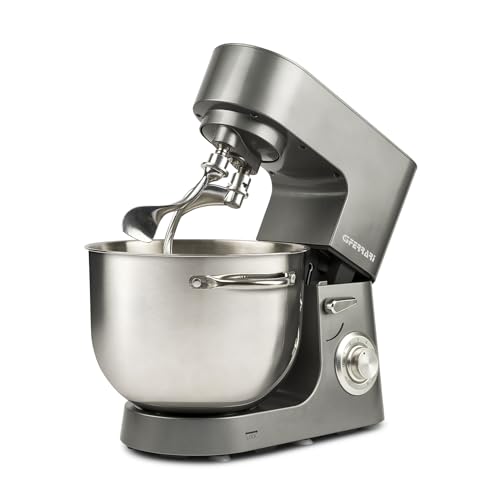 G3 Ferrari G20164 Pastaio Come A Mano Impastatrice Planetaria, 1800 W, 8 Litri, Contenitore Inox Con Maniglie, Doppio Gancio, 8 Velocità, Funzionament