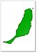 Karte Von Fuerteventura Kühlschrankmagnet
