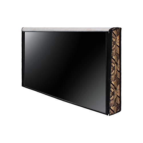 Image of DREAM CARE Double Use - Transparent & Printed Flap - 24 Inches LED TV Cover, Waterproof, Compatible for All Brands (LG, Samsung, Vu, Mi, Realme, TCL, Croma), SA56