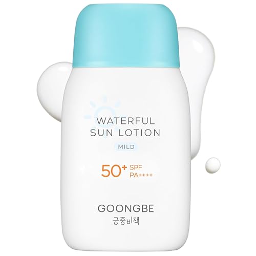 Lotion solaire minérale bébé et famille GOONGBE - Protection idéale pour la plage et la mer