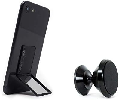 Magnetic Mount (for Flat Surfaces) / Flip Stand Combo (Black)