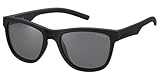 Protective case included Polaroid , PLD8018S- Gafas de sol para niño, Negro, 47/17/124