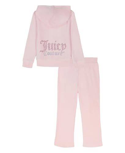Image of Juicy Couture 2pc Zip Up Velour Jog Set