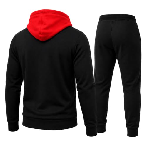 Sweat Suits Men Tracksuits Workout Athletic Workout Hooded Casual Outfits - image 4