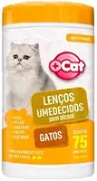 Lenço Umedecido Mais Cat Gatos c/ 75
