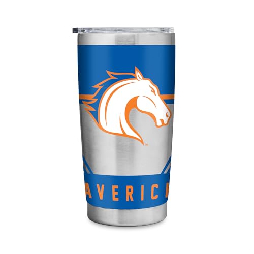 Rico Industries NCAA Texas-Arlington Mavericks Standard 20oz Stainless Steel Tumbler with Lid - Great For Coffee, Tea, Water or Cocktails