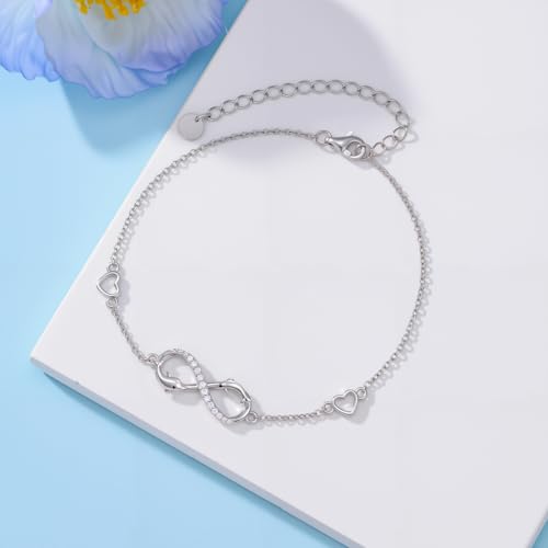 Image of 925 Sterling Silver Layered Ankle Bracelets for Women Jewelry Gifts | 925 Sterling Silver Layered Sea Turtles /Elephant /Wave Anklet Animal Bracelet Summer Ocean Beach Jewelry Gifts for Women