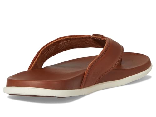 Image of OluKai Olali Men's Leather Sandals, Versatile & Comfortable Flip Flops, Soft & Durable Material, Arch Support & All-Day Wear