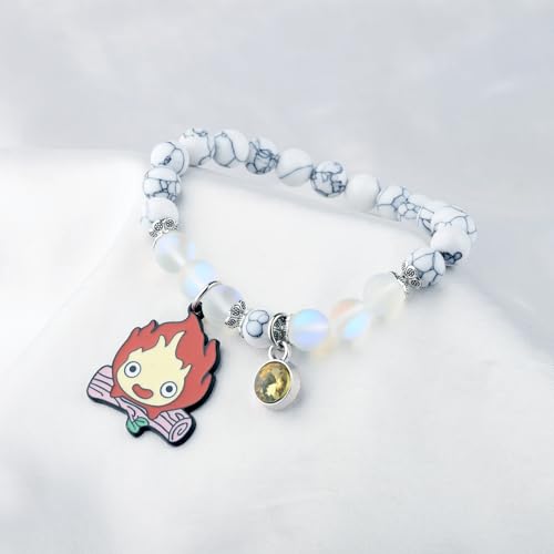 BNQL Japanese Anime Bracelet Gifts for Anime Lovers Anime Fire Gift Cartoon Movie Inspired Gifts Fire Flame Bracelet Jewelry3
