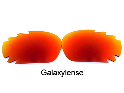 GALAXYLENSE Replacement Lenses for Oakley Racing Jacket Fire Red Color Polarized,FREE S&H.2