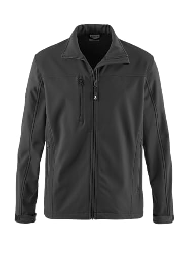 pka Softshelljacke BASIC - Deine Jacke für Arbeit & Freizeit, Schwarz Größe L