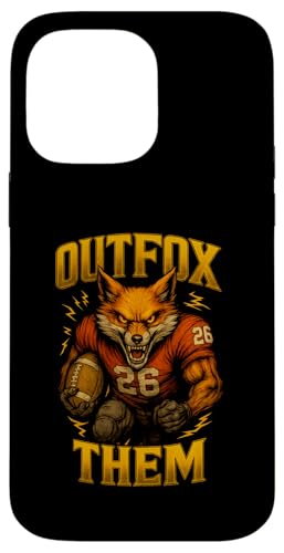 Cool Outfox Them Number 23 Game Day - Ventilador de ropa deportiva Carcasa para iPhone 14 Pro Max