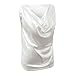Generic Womens Silk Satin Tank Tops Cowl Neck Casual Sleeveless Camisole Blouses Summer Basic Loose Shirt Tee (White, M), Medium