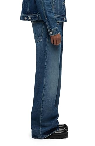HUDSON Men's Luca Loose Fit Wide Leg Denim Pant2