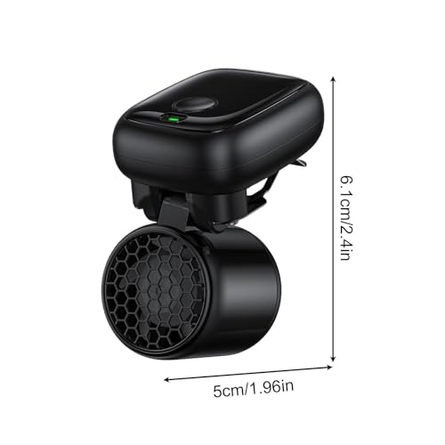 Ventilador de clip portátil mini recargable de 3 velocidades para ropa y sombrero 6