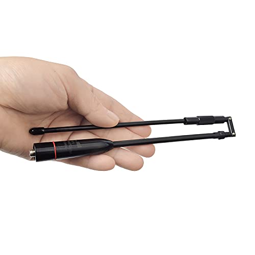 Hys Tc-761 Vhf Uhf 15.7Inch Sma Female Foldable Antenna Replacement Dual Band Walkie Talkie Antenna For Baofeng Uv-5R Uv-82 Kenwood Wouxun Ham Radio #TOP7
