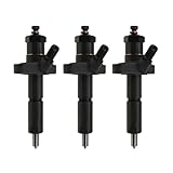 IMELBUFF D4NN9F593A Fuel Injector 3-Pack for Ford Tractors 2600 3600 3900 4100 4600 5600 5700 6600 7600 New Holland 335 340 340A 340B 420 445 445A 450 532 535 540 540A 540B 545 545A