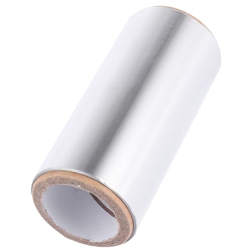 PLAFOPE Papel de Aluminio para Permanente y Mechas de Peluquería, Lámina para Teñir el Cabello de 18 Cm, 210 G, Caja Negra Dorada, Accesorio Versátil para Salones y Cuidado Profesional