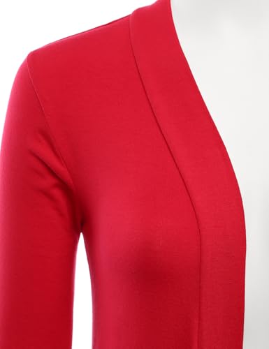 Image of LALABEE Women's Draped Open-Front Long Sleeve Light Weight Cardigan (S~3XL)